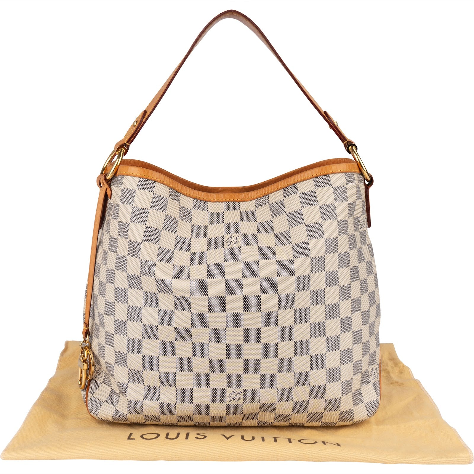 Louis Vuitton Monogram Damier Azur Canvas NM Delightful PM Handbag - vintageandkickz