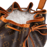 Louis Vuitton Monogram Canvas Sac Noé Petit Shoulder Bag
