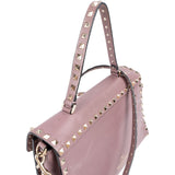 Valentino Garavani Leather Rockstud Flap Crossbody Handbag