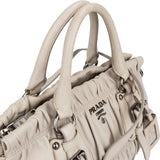 Prada Nappa Gaufre Leather Satchel Handbag