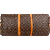 Louis Vuitton Monogram Canvas Keepall 60 Bandoulière Travel Bag