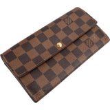 Louis Vuitton Monogram Damier Ebene Canvas Sarah Wallet