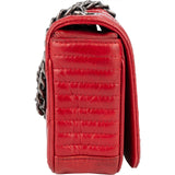 [🔄️B15 / F14] Chanel Quilted Calfskin Medium Boy Crossbody Bag - vintageandkickz