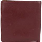 Cartier Bordeaux Leather Bifold Wallet