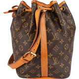 Louis Vuitton Monogram Canvas Sac Noé Petit Shoulder Bag