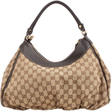 Gucci Monogram GG Canvas Abbey D-Ring Hobo Shoulder Bag