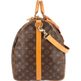 Louis Vuitton Monogram Canvas Keepall 60 Bandoulière Travel Bag