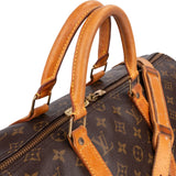 Louis Vuitton Monogram Canvas Keepall 50 Bandoulière Travel Bag