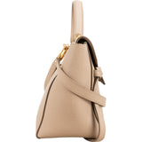 Celine Beige Grained Calfskin Belt Handbag