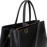 Fendi Black Leather 2Jours Handbag
