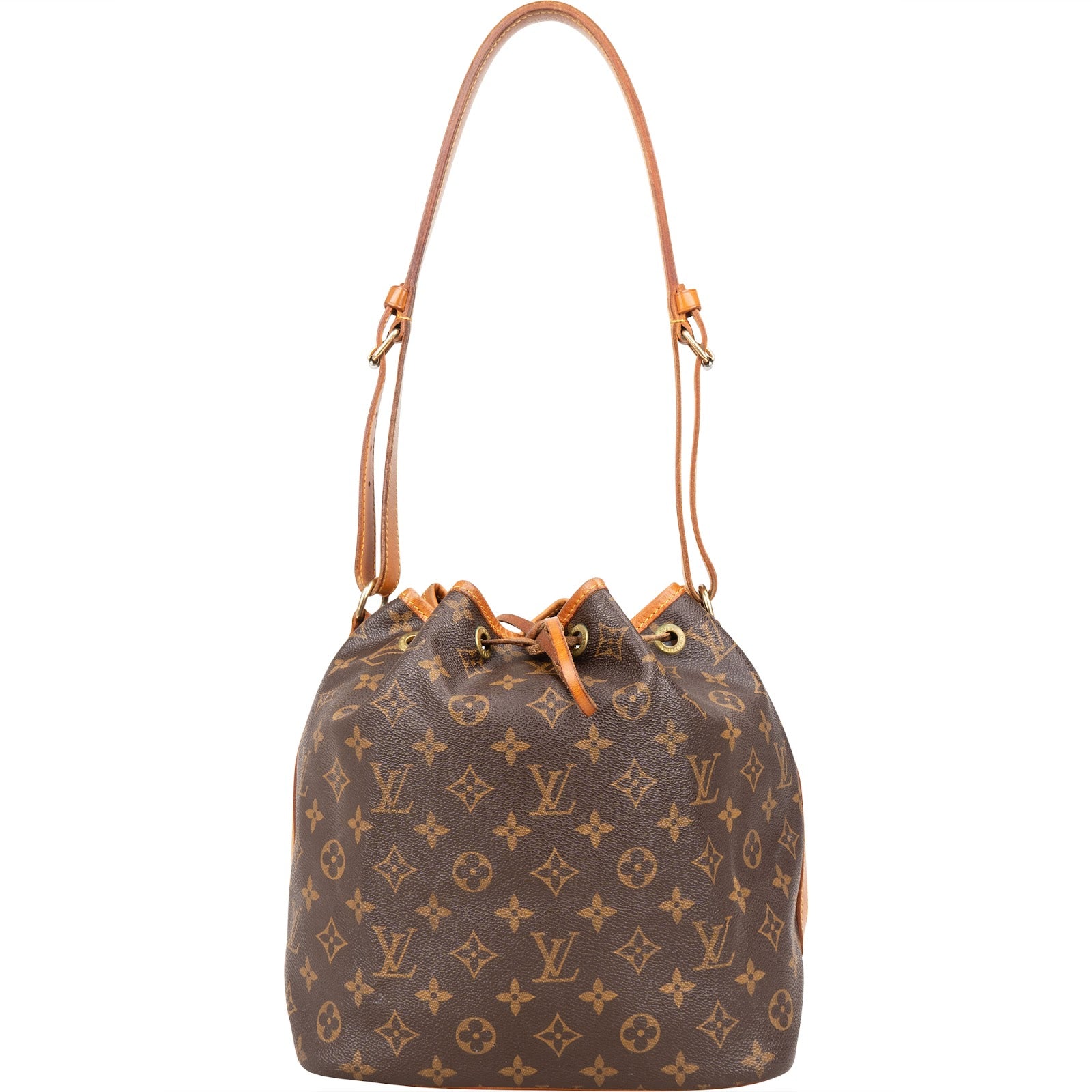 Louis Vuitton Monogram Canvas Sac Noé Petit Shoulder Bag - vintageandkickz