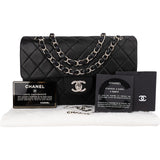 Chanel Quilted Lambskin Palladium Small Double Flap Shoulder Bag