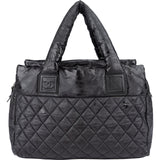 Chanel Quilted Nylon Coco Cocoon Tote Handbag - vintageandkickz