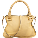 Chloé Grained Calfskin Marcie Double Carry Handbag
