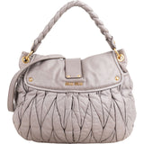 Miu Miu Matelassé Nappa Leather Coffer City Shoulder Bag