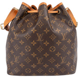 Louis Vuitton Monogram Canvas Sac Noé Petit Shoulder Bag