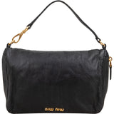 Miu Miu Leather Wristlet Pouch Handbag
