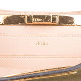 Fendi Olive Green Leather Medium Peekaboo Handbag
