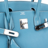 Hermès Blue Jean Birkin 30 Handbag