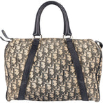 [🔄️B23 / F55] Christian Dior Monogram Trotter Canvas Boston Bag Handbag - vintageandkickz