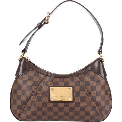 Louis Vuitton Damier Ebene Monogram Thames PM Shoulder Bag