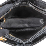 Chane Quilted Lambskin Mademoiselle Crossbody Bag
