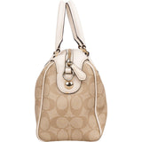 Coach Monogram Signature Rowan Satchel Handbag
