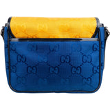 Gucci Monogram GG Plus Canvas Colorblock Messenger Shoulder Bag