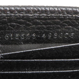 Gucci Grained Leather Interlocking GG Wallet On Chain Crossbody Bag