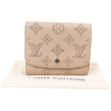 Louis Vuitton Canvas Monogram Mahina Leather Iris Compact Wallet
