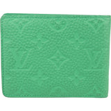 Louis Vuitton Green Monogram Empreinte Leather Slender Wallet