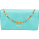 Prada Saffiano Leather Wallet On Chain Crossbody Bag