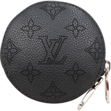 Louis Vuitton Monogram Mahina Leather Round Rond Coin Pouch Bag Charm