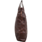 Gucci Guccissima Leather Punch Top Handle Horsebit Large Tote Handbag