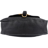 Chloé Black Grainded Leather Marcie Handbag