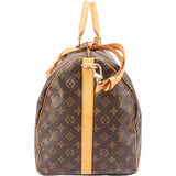 Louis Vuitton Monogram Canvas Keepall 55 Bandoulière Travel Bag