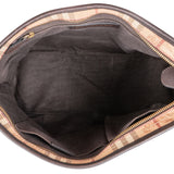Burberry Haymarket Check Tote Shoulder Bag