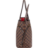 Louis Vuitton Monogram Damier Ebene Canvas Neverfull MM Shoulder Bag