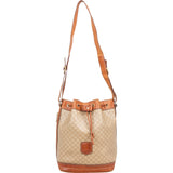 Celine Monogram Macadam Canvas Bucket Shoulder Bag