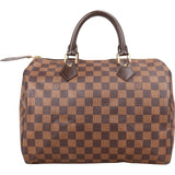 Louis Vuitton Monogram Damier Ebene Speedy 30 Handbag