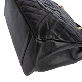 Chanel Quilted Caviar Leather Grand Shopping Tote Shoulder Bag