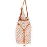 Louis Vuitton Limited Monogram Damier Azur Tahitienne Neverfull MM Shoulder Bag