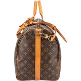 Louis Vuitton Monogram Canvas Keepall 50 Bandoulière Travel Bag