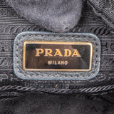 Prada Blue Vitello Daino Leather Camera Crossbody Bag