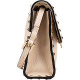 Valentino Garavani Grained Leather Rockstud Flap Crossbody Bag