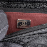 Chanel Quilted Caviar Leather Wallet On Chain Crossbody Bag