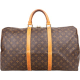 Louis Vuitton Monogram Canvas Keepall 50 Travel Bag
