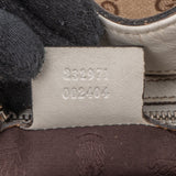 Gucci Monogram GG Canvas Web Stripe Tote Shoulder Bag
