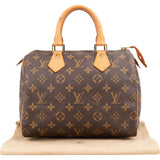 Louis Vuitton Monogram Canvas Speedy 25 Handbag