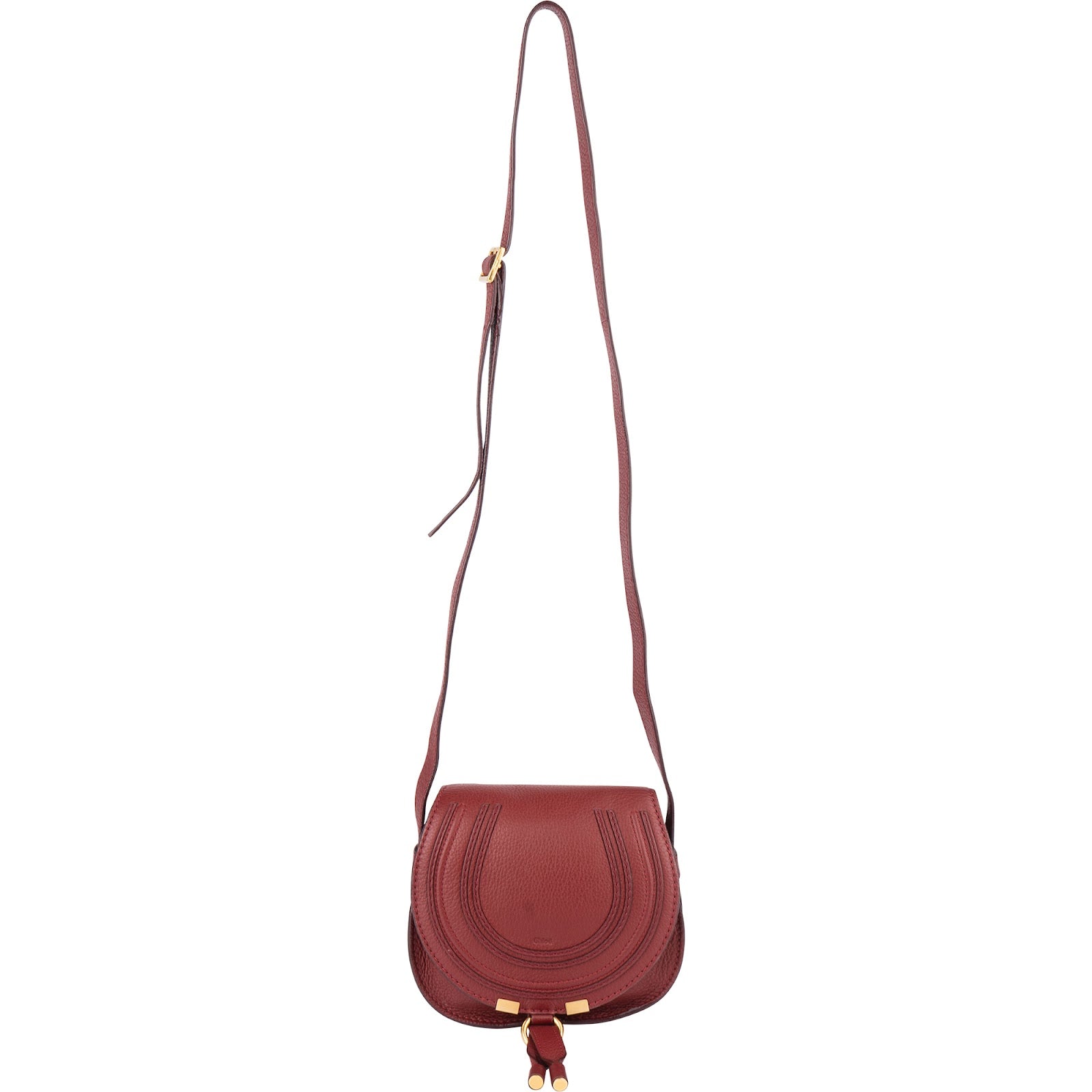 [🔄️B23 / F25] Chloé Grained Calfskin Mini Marcie Crossbody Bag - vintageandkickz